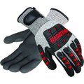 Cat Gloves & Safety Gloves Hi-Vis Syn Palm Utl Med CAT012224M